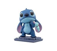 YuMe Stitch Standing in Contrapposto, mini figura da collezione da 6,3 cm, in scatola con finestra eroe, prodotto con licenza ufficiale Disney, regalo giocattolo per bambini, adulti e fan del cinema