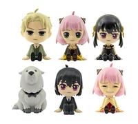 YuMe Toys Spy x Family Bobble Hero - Figure a testa oscillante (Blind Box Ver), display da 6 cm (12)