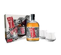 Yumeko Whisky, 700 ml, Whisky Giapponese, Confezione Regalo con 2 Bicchieri da Degustazione, Fermentazione 96h, Doppia Distillazione, Invecchiamento in Botti di Quercia Americana e Bourbon, 40% vol.
