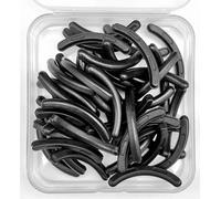 Yumflan Ricariche per piegaciglia, 80 pezzi, in gomma siliconica, per piegaciglia, universali, colore nero