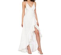 YUMI KIM Abito Maxi Donna Bianco Meadow #DR17244 NWT