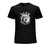 YUMIAN Men's all Cat Are Beautiful T-Shirt Black M