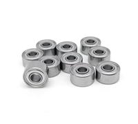 YUMILI 10pcs 693ZZ Mini Cuscinetti A Sfera, Cuscinetti A Sfera Piccoli 3x8x4mm, Set Di Cuscinetti In Miniatura, Micro Cuscinetti A Sfere A Gola Profonda In Acciaio Con Doppia Schermatura