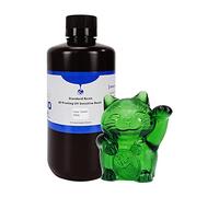 YUMILI 3D Printer Resin, Water Washable UV 405nm Rapid Photopolymer, Curing High Hardness Toughness 500g for LCD/DLP Printers (Verde trasparente)
