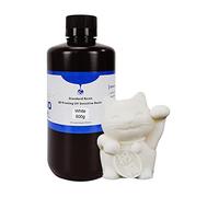 YUMILI 3D Printer Resin, Water Washable UV 405nm Rapid Photopolymer, Curing High Hardness Toughness 500g for LCD/DLP Printers (Bianco)