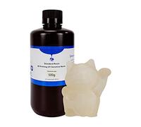 YUMILI 3D Printer Resin, Water Washable UV 405nm Rapid Photopolymer, Curing High Hardness Toughness 500g for LCD/DLP Printers (Colore trasparente)