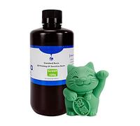 YUMILI 3D Printer Resin, Water Washable UV 405nm Rapid Photopolymer, Curing High Hardness Toughness 500g for LCD/DLP Printers (Verde)