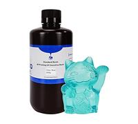 YUMILI 3D Printer Resin, Water Washable UV 405nm Rapid Photopolymer, Curing High Hardness Toughness 500g for LCD/DLP Printers (Blu trasparente)