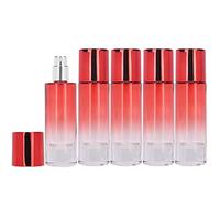 YUMILI 5 pezzi flacone spray per profumo portatile ricaricabile conveniente atomizzatore vuoto in vetro 30 ml (Rosso)