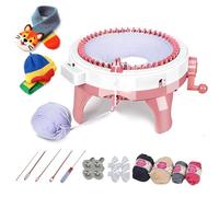 YUMILI Macchina per maglieria 48 aghi, manovella a mano Weaving Loom macchine per maglieria, sciarpa elettrica per calze, cappello