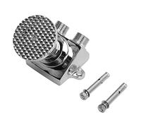 YUMILI Pedale per rubinetto, Valvola a pedale per montaggio a pavimento, Rubinetto per comando a pedale per montaggio a pavimento senza contatto, Pedale per risparmio idrico in acciaio inossidabile