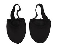 YUMILI Scarpa Ballo Mezza Suola Pantofola Ballo Mezza Suola Traspirante Elastica e Antiscivolo per la Pratica dello Yoga (Nero)