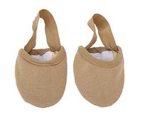 YUMILI Scarpa Ballo Mezza Suola Pantofola Ballo Mezza Suola Traspirante Elastica e Antiscivolo per la Pratica dello Yoga (Beige)