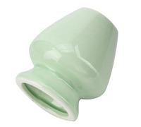 YUMILI Supporto in ceramica Matcha Whisk Premium Bamboo Chasen accessorio per tradizionale cerimonia del tè giapponese, durevole ed elegante, set di tè Matcha, miglioramento per tè (verde)