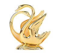 YUMILI Swan Napkin Holder Golden Elegant Rustproof Alloy Metal Napkin Holder for Kitchen Table Wedding Decorations Gold Swan Design Modern Style
