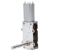 YUMILI Turbo Gear Motor WGF180 Metal Small Size Large Torsion Electric Motor for Electric Curtains Robots Toys DC3V 24V (12V90 rev)