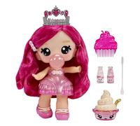 YUMMILAND Large Doll and Num Nom Lipgloss Pet - Bianca Bubblegum and Scoops - Bambola profumata con kit di lucidalabbra fai da te - Età 4+