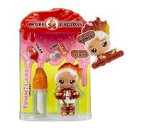 Yummiland Lip Gloss Doll - Amber Cinnamon - Include Kit di Lucidalabbra Fai da te, Età 4+