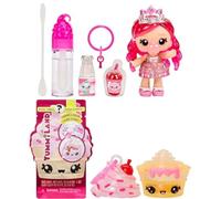 Yummiland Lipgloss Doll - Bianca Bubblegum -Bambola profumata con kit di lucidalabbra fai da te Num Nom Body Scents Roller - Include 1 Num Nom, Crea il Tuo Profumo Personalizzato