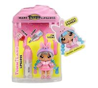Yummiland x PEEPS Lip Gloss Doll - Maddie Mallows - Include 1 Bambola con Abiti Personalizzabili e Kit Lucidalabbra, Profumo e Base Trasparente - Età 4+