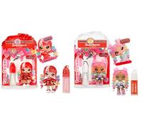 Yummiland x Sweethearts Lip Gloss Doll - Lily Hearts o Ruby Hearts - L'assortimento include una bambola e un kit DIY per gloss per labbra, adatto per bambini dai 4 anni in su