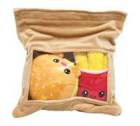Yummis Together Plush Figures 2 Pack Burger & Fries in Take Away Bag 21 cm