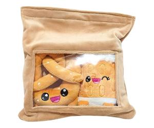 Yummis Together Plush Figures 2 Pack Pretzel & Beer in Take Away Bag 21 cm