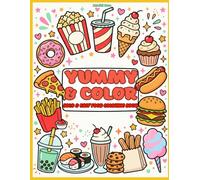 Yummy & Color: Bold & Easy Food Coloring Book