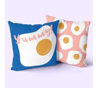 Yummy Funda de cojín decorativo 50x50 cm (Pack de 2)