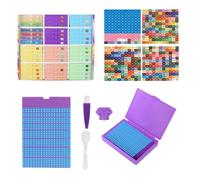 Yumneo Contenitori per pittura con gemme, organizer per strumenti artistici con strass, organizer per perline, gioielli, ragazzi, adolescenti, giovani, ragazze, donne, adulti, gioielli artigianali