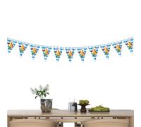 Yumneo Festone Oktoberfest, bandierine per feste della birra, striscione a tema tedesco, decorazione per feste per interni ed esterni, per foto e celebrazioni
