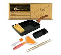 YumOmNom Tamagoyaki Pan - Pentole giapponesi antiaderenti per uova e padelle rettangolari - Accessori da cucina (senza coperchio)
