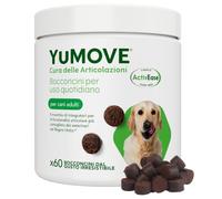 Yumove Integratore Articolazioni Cane 2-7 Anni - 60 Bocconcini ActivEase | Brevetto in Corso, Ogni Razza, Glucosamina, Omega-3, Supporto Scientifico, Consigliato dai Veterinari, Consistenza Morbida