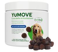 Yumove Integratore Articolazioni Cane Senior 8+ - 30 Bocconcini ActivEase | Brevetto in Corso, Cozza Verde 150 mg, Ogni Razza, Omega-3, Supporto Scientifico, Consigliato dai Veterinari, Olio Di Pesce