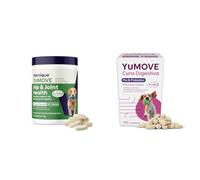 YuMOVE Joint Care Cani Articolazioni + Probiotici per Cani Superpack - Pack 120+120 Compresse - Supporto Digestione Equilibrata - ActivEase Cozza Verde & ActivBio Benessere Quotidiano Totale