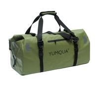 YUMQUA Borsa da viaggio impermeabile Duffle Bag zaino sportivo Duffel Dry Bag, Verde militare, 55L, Borsone impermeabile