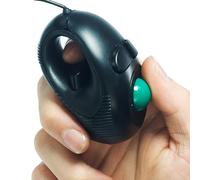 YUMQUA mini Trackball Mouse left and right-hand handheld Mouse Finger Mouse per Windows 98/ME/2000/XP/WIN7/5 version B/NT/VISTA/Linux/Unix/Mac OS/Android OS