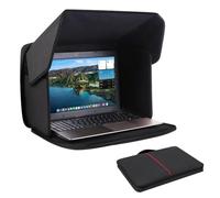 Yumt Parasole per computer portatile, protezione solare abbagliante per la privacy, borsa parasole per computer per lavorare all'aperto, pieghevole, copertura esterna per computer da 15 a 16 pollici
