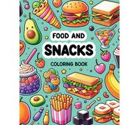 Yunaizar88 Food and Snacks Coloring Book (Tascabile)