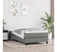 YunCangg Materasso a molle insacchettate per bambini, 80 x 160 cm, tessuto medio grigio scuro, con anima in schiuma fredda, traspirante, elastico punti, comodo supporto per letto dei ragazzi e la