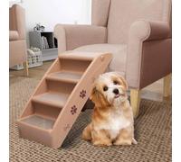 YunCangg Scaletta pieghevole per cani, in polipropilene, con feltro, 62 x 40 x 49,5 cm, gradini e piedini antiscivolo, per divano, letto, auto, aiuto per salire delicata sulle articolazioni