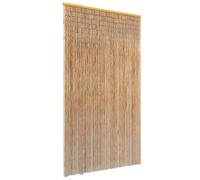 YunCangg Tenda per porta in bambù, 100 x 220 cm, con 100 fili di bambù, zanzariera per finestre e porte, passaggio dell'aria, protezione dalle zanzare, polline e vespe