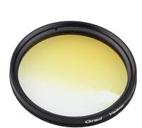 Yunchenghe 72mm Colore Graduato Giallo Graduale Filtro Filtro Lenti a Colori, Per Canon Nikon Sony DSLR Camera Camcorder Lens