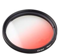 Yunchenghe 72mm Colore Graduato Rosso Graduale Filtro Lente Filtro, Per Canon Nikon Sony DSLR Camera Camcorder Lens