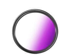 Yunchenghe 72mm Colore Graduato Viola Graduale Filtro Filtro a Colori, Per Canon Nikon Sony DSLR Camera Camcorder Lens