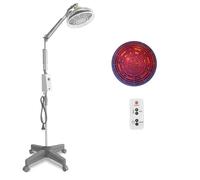 YUNCHI 275 Watt TDP e lampada a infrarossi per terapia con supporto, timer e telecomando, lampada per terapia a luce rossa per alleviare la schiena, il collo e le spalle