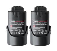 YUNCHI Batteria da 2,0 Ah compatibile con sistema Bosch Professional 12 V, batteria di ricambio per strumenti Bosch blu da 10,8 V a 12 V, confezione da 2
