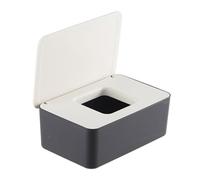 YUNDUOKEJI 2 custodie per salviettine per bambini, dispenser per salviettine per pannolini, contenitore per salviettine con coperchio a tenuta (dimensioni: piccole dimensioni, colore: scatola nera e