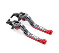 YUNDVLT Moto Leve Compatible With YZF-R3 YZF R3 2014-2020 2019 For Moto Leve Freno Frizione Pieghevoli Manopole Manubrio YZF-R3 Maniglie Leve(Gray4)