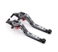 YUNDVLT Moto Leve Compatible With YZF-R3 YZF R3 2014-2020 2019 For Moto Leve Freno Frizione Pieghevoli Manopole Manubrio YZF-R3 Maniglie Leve(Gray2)